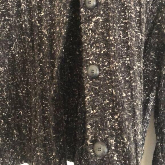 Oona Womens Black Button-Up Cardigan Sweater Size M/L Wool Blend - Picture 4 of 4